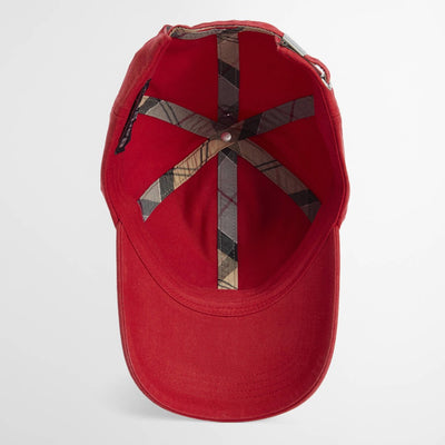 Barbour Mens Cascade Sports Cap Lava Red