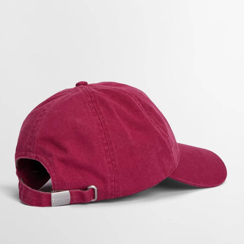 Barbour Mens Cascade Sports Cap Washed Raspberry