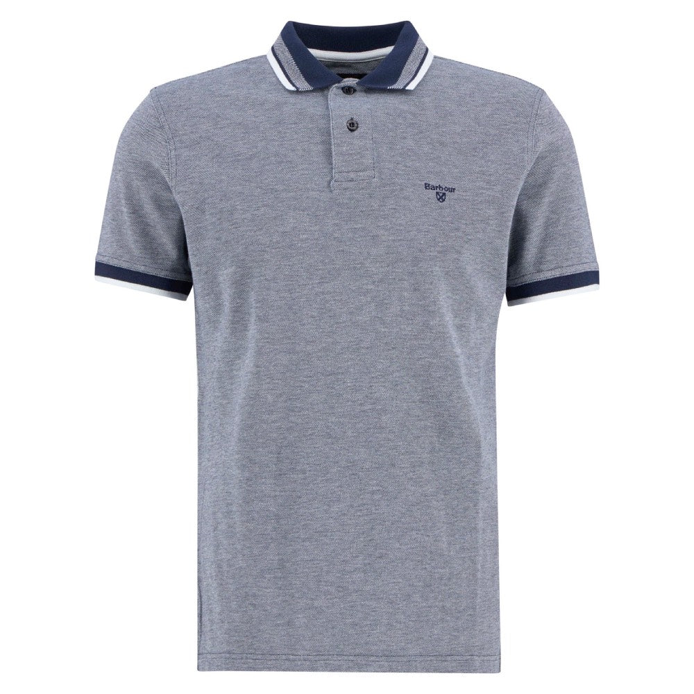 Barbour Castleford Tailored Polo Shirt Navy