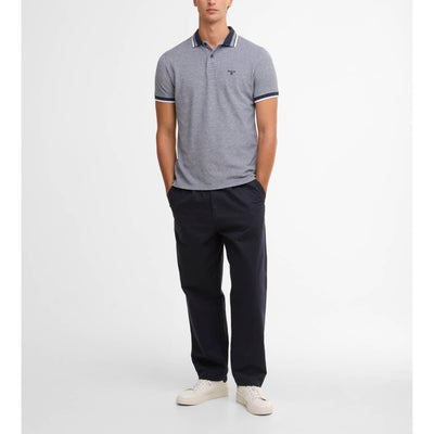 Barbour Castleford Tailored Polo Shirt Navy