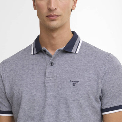 Barbour Castleford Tailored Polo Shirt Navy