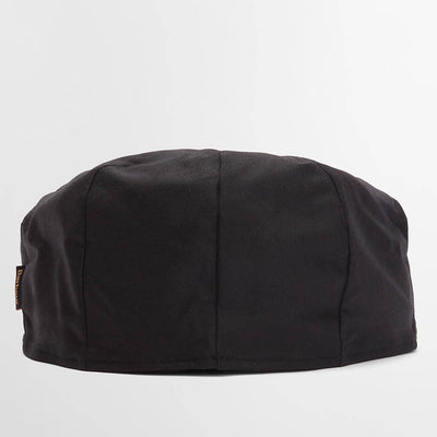 Barbour Cheviot Wax Flat Cap Black / Classic