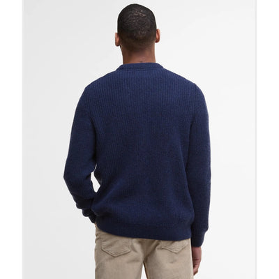Barbour Cleveland Crew Neck Sweater Navy