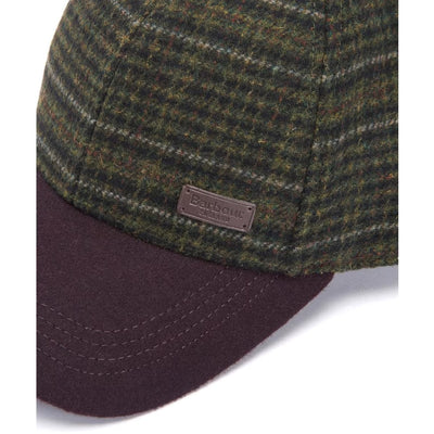 Barbour Mens Clyde Cap Brown / Olive Plaid