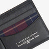 Barbour Colwell Billfold Leather Wallet Black and Classic Tartan