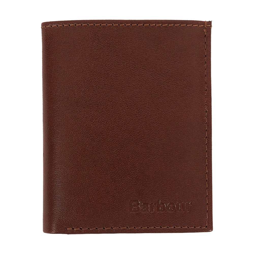 Barbour Colwell Billfold Small Leather Wallet Black Or Brown