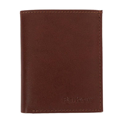 Barbour Colwell Billfold Small Leather Wallet Black Or Brown