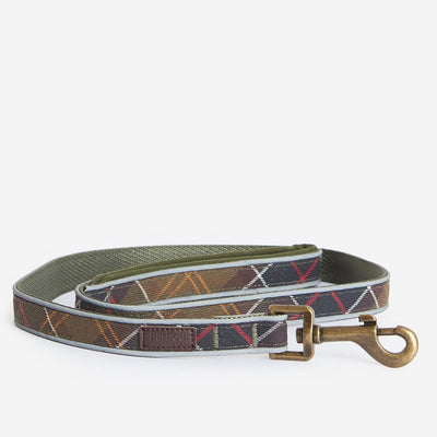 Barbour Reflective Tartan Comfort Dog Lead Classic