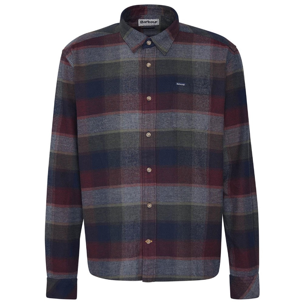 Barbour Copswell Relaxed Checked Shirt Navy