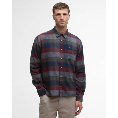 Barbour Copswell Relaxed Checked Shirt Navy