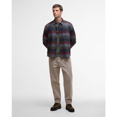 Barbour Copswell Relaxed Checked Shirt Navy