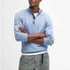 Barbour Cotton Half Zip Jumper Dark Chambray