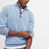 Barbour Cotton Half Zip Jumper Dark Chambray