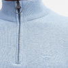 Barbour Cotton Half Zip Jumper Dark Chambray