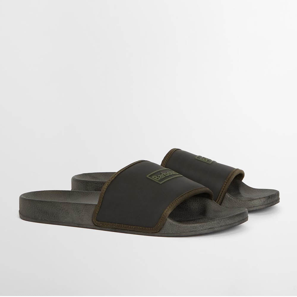 Barbour Mens Cresswell Slider Black