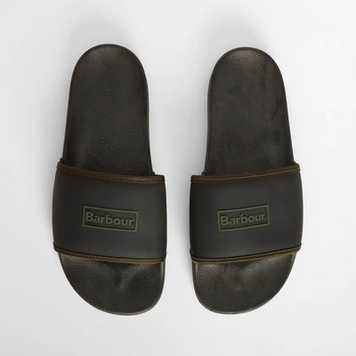 Barbour Mens Cresswell Slider Black