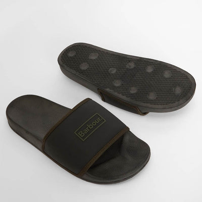 Barbour Mens Cresswell Slider Black