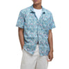 Barbour Devon Printed Summer Short Sleeve Shirt Dusk Blue