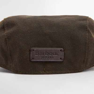 Barbour Dog Wax Flat Cap Olive