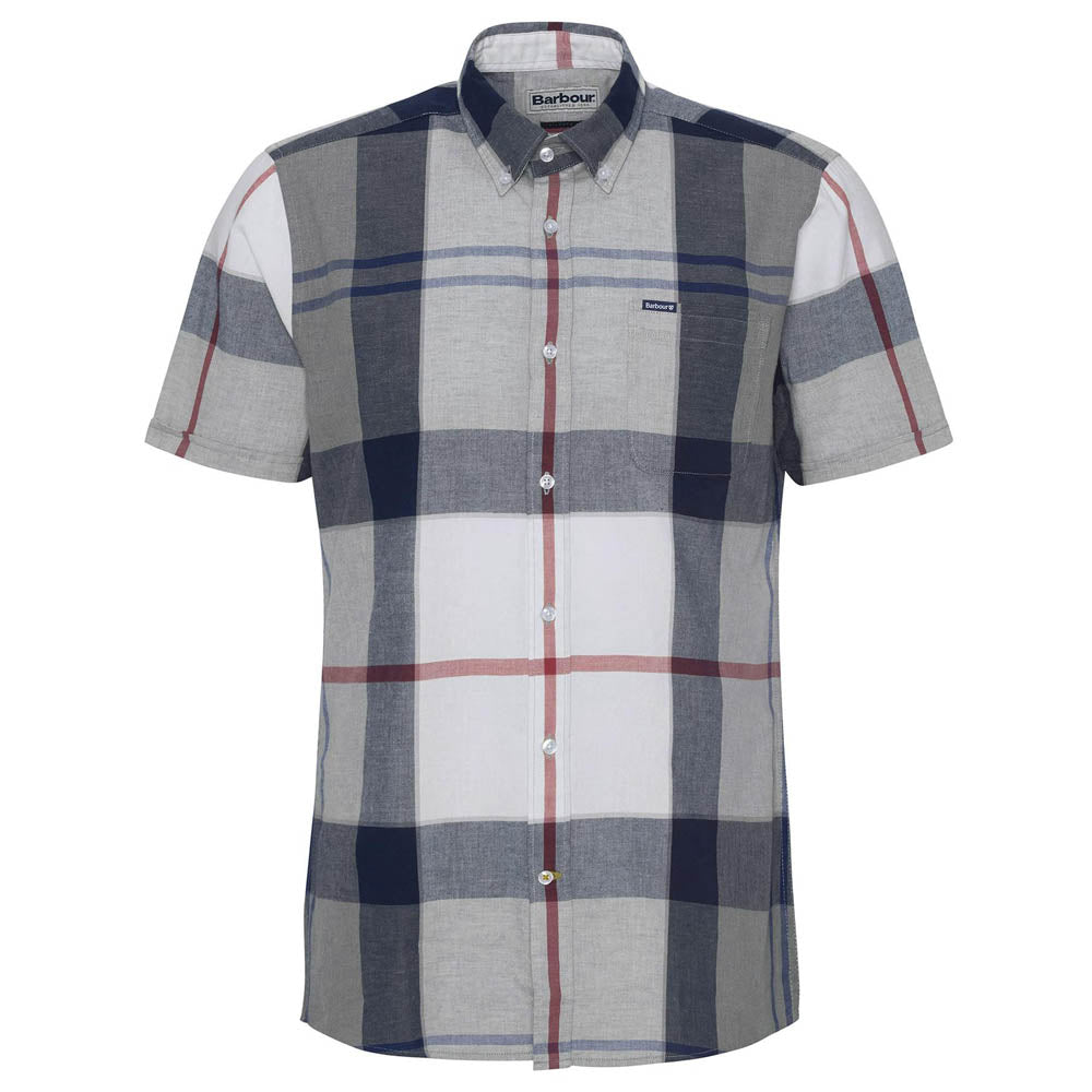Barbour Doughill Short Sleeve Shirt Bleached Pine Tartan