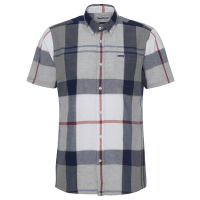 Barbour Doughill Short Sleeve Shirt Bleached Pine Tartan