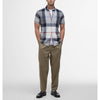 Barbour Doughill Short Sleeve Shirt Bleached Pine Tartan