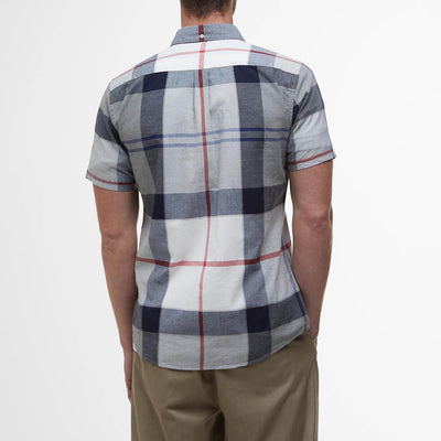 Barbour Doughill Short Sleeve Shirt Bleached Pine Tartan