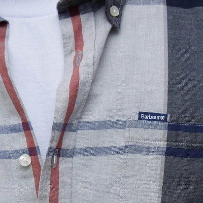 Barbour Doughill Short Sleeve Shirt Bleached Pine Tartan