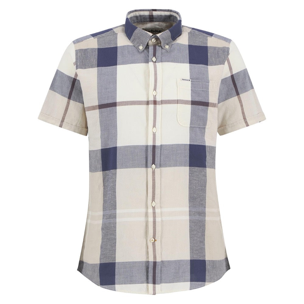 Barbour Douglas Short Sleeve Tailored Shirt Oban Mist Tartan