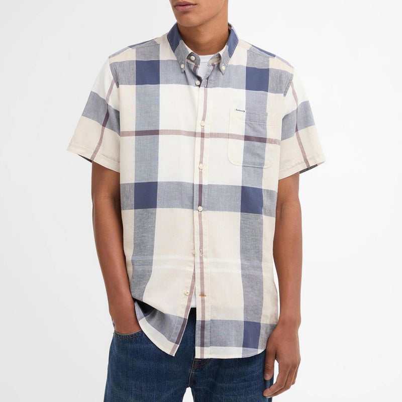 Barbour Douglas Short Sleeve Tailored Shirt Oban Mist Tartan