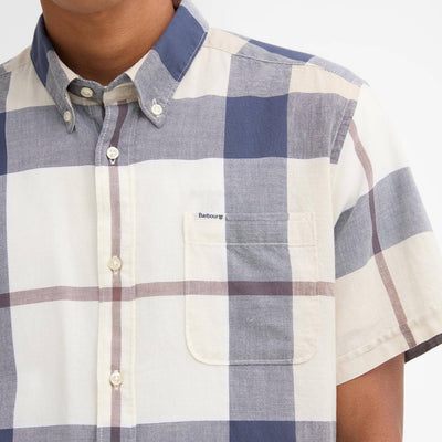 Barbour Douglas Short Sleeve Tailored Shirt Oban Mist Tartan