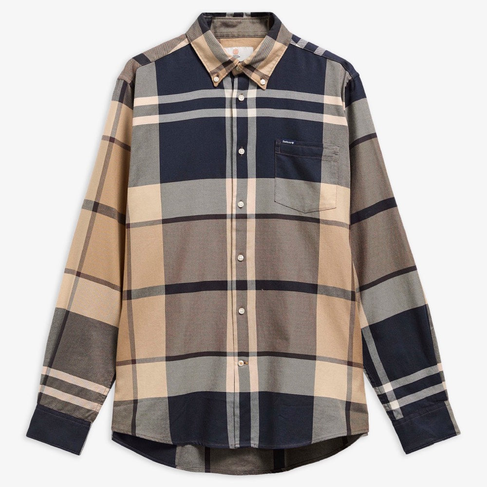 Barbour Dunoon Tailored Shirt Birchwood Dress Tartan