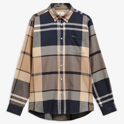 Barbour Dunoon Tailored Shirt Birchwood Dress Tartan