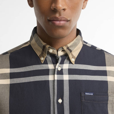 Barbour Dunoon Tailored Shirt Birchwood Dress Tartan