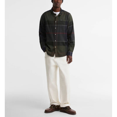 Barbour Dunoon Tartan Tailored Shirt Shadow Classic Tartan
