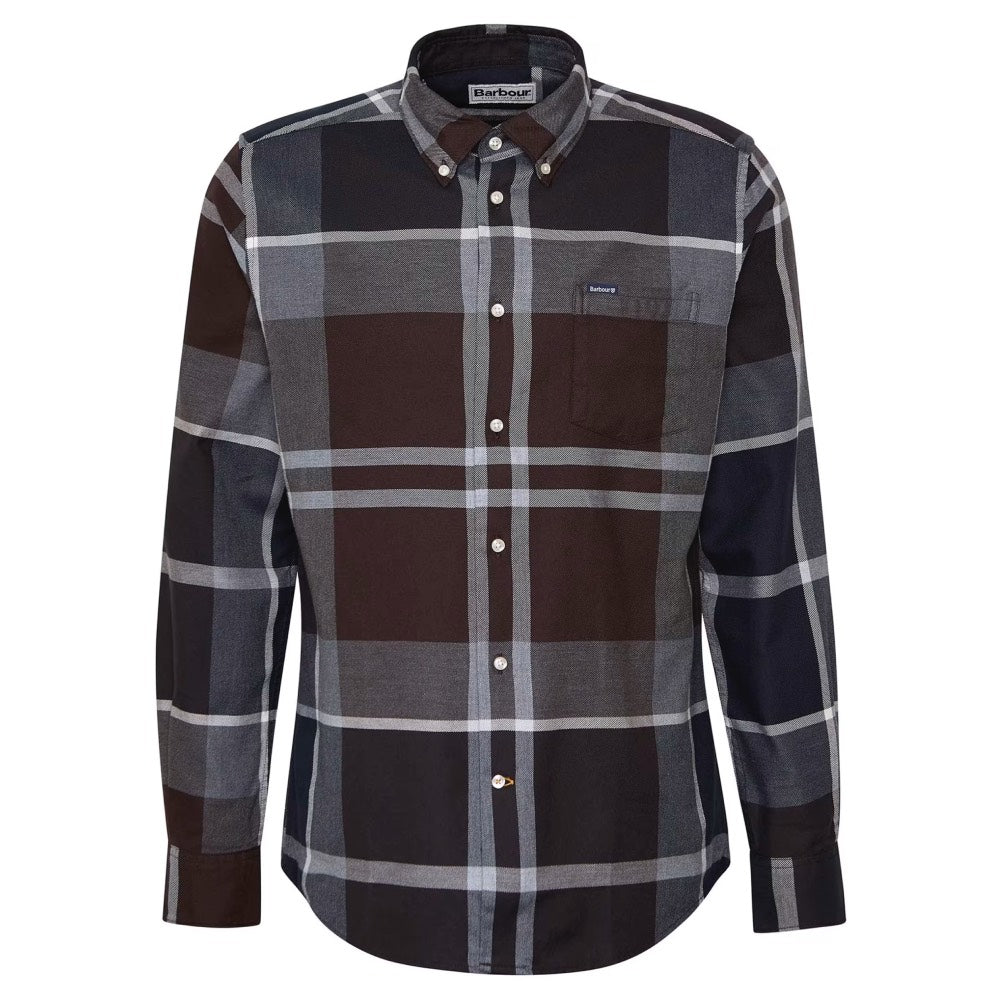 Barbour Dunoon Tailored Shirt Midnight Oak Tartan