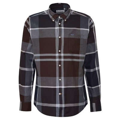 Barbour Dunoon Tailored Shirt Midnight Oak Tartan