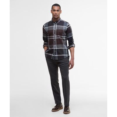 Barbour Dunoon Tailored Shirt Midnight Oak Tartan