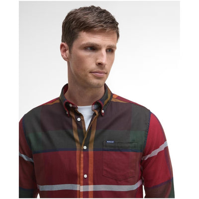 Barbour Dunoon Tailored Shirt Winterberry Tartan