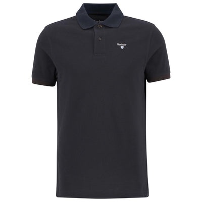 Barbour Essential Sports Mix Polo Shirt Dark Oak