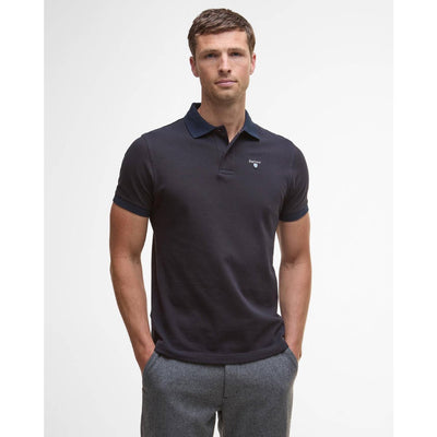 Barbour Essential Sports Mix Polo Shirt Dark Oak