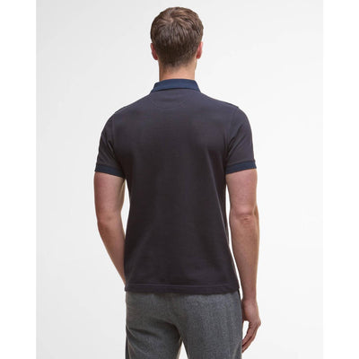 Barbour Essential Sports Mix Polo Shirt Dark Oak