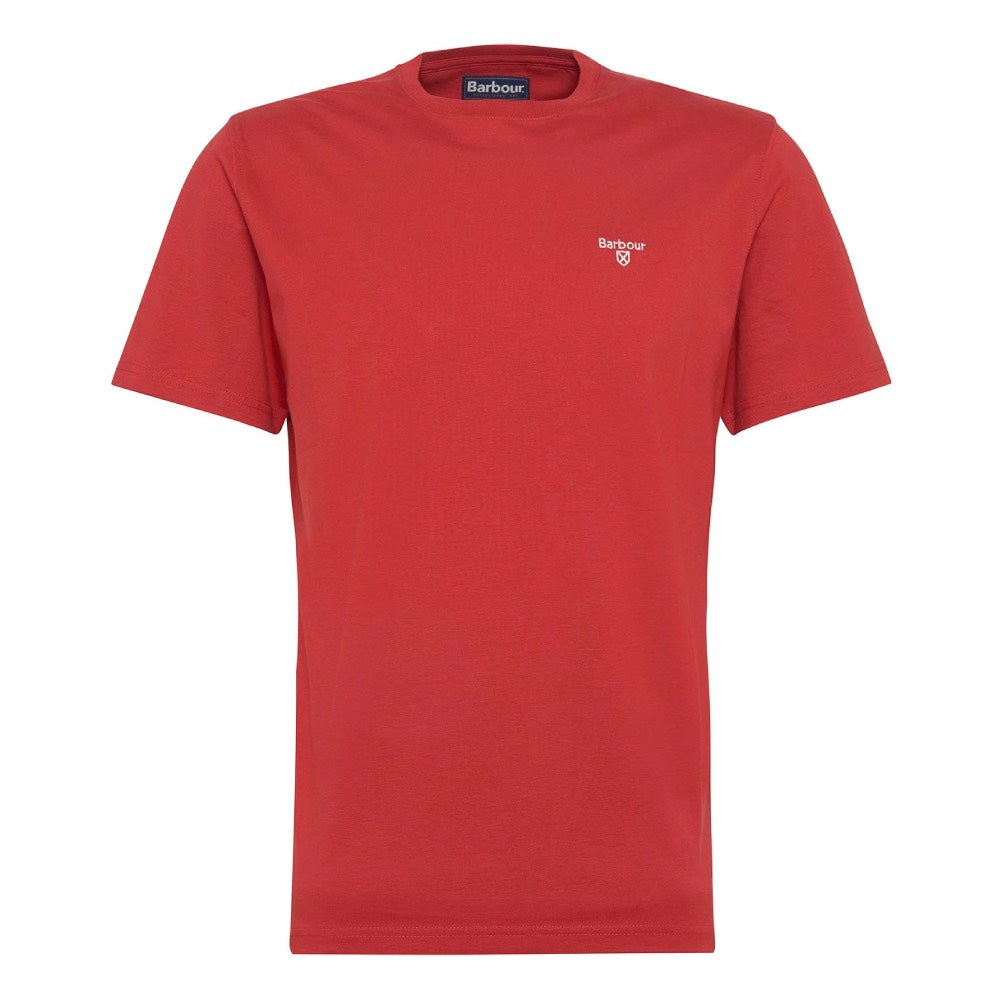 Barbour Essential Sports T-Shirt Red Spice