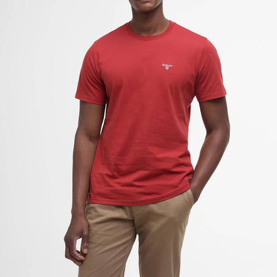Barbour Essential Sports T-Shirt Red Spice