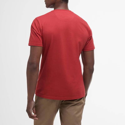 Barbour Essential Sports T-Shirt Red Spice