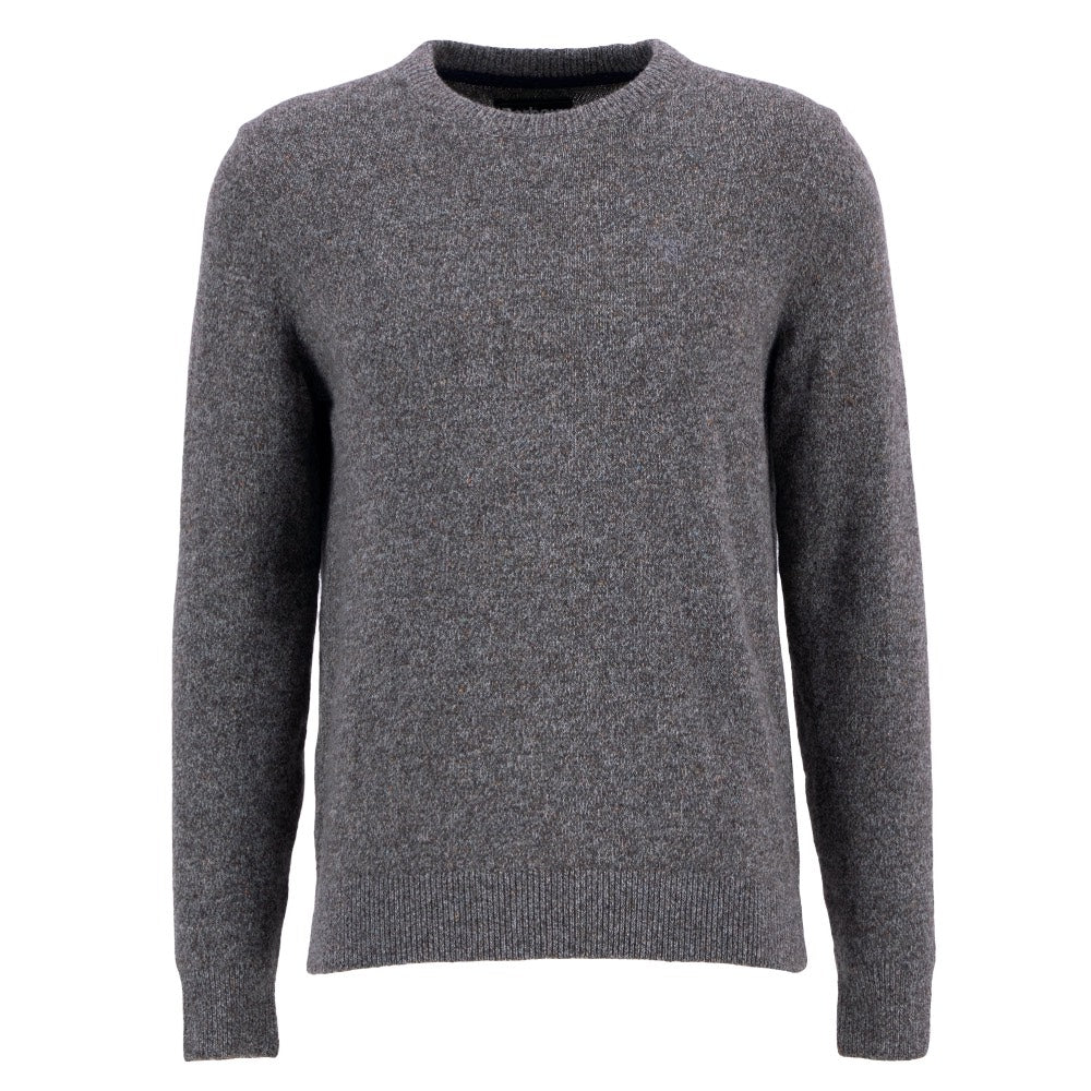 Barbour Tisbury Crew Neck Jumper Fog