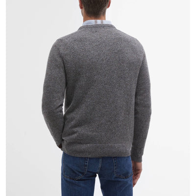 Barbour Tisbury Crew Neck Jumper Fog