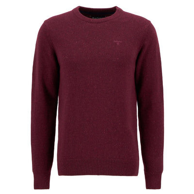 Barbour Tisbury Crew Neck Jumper Ruby