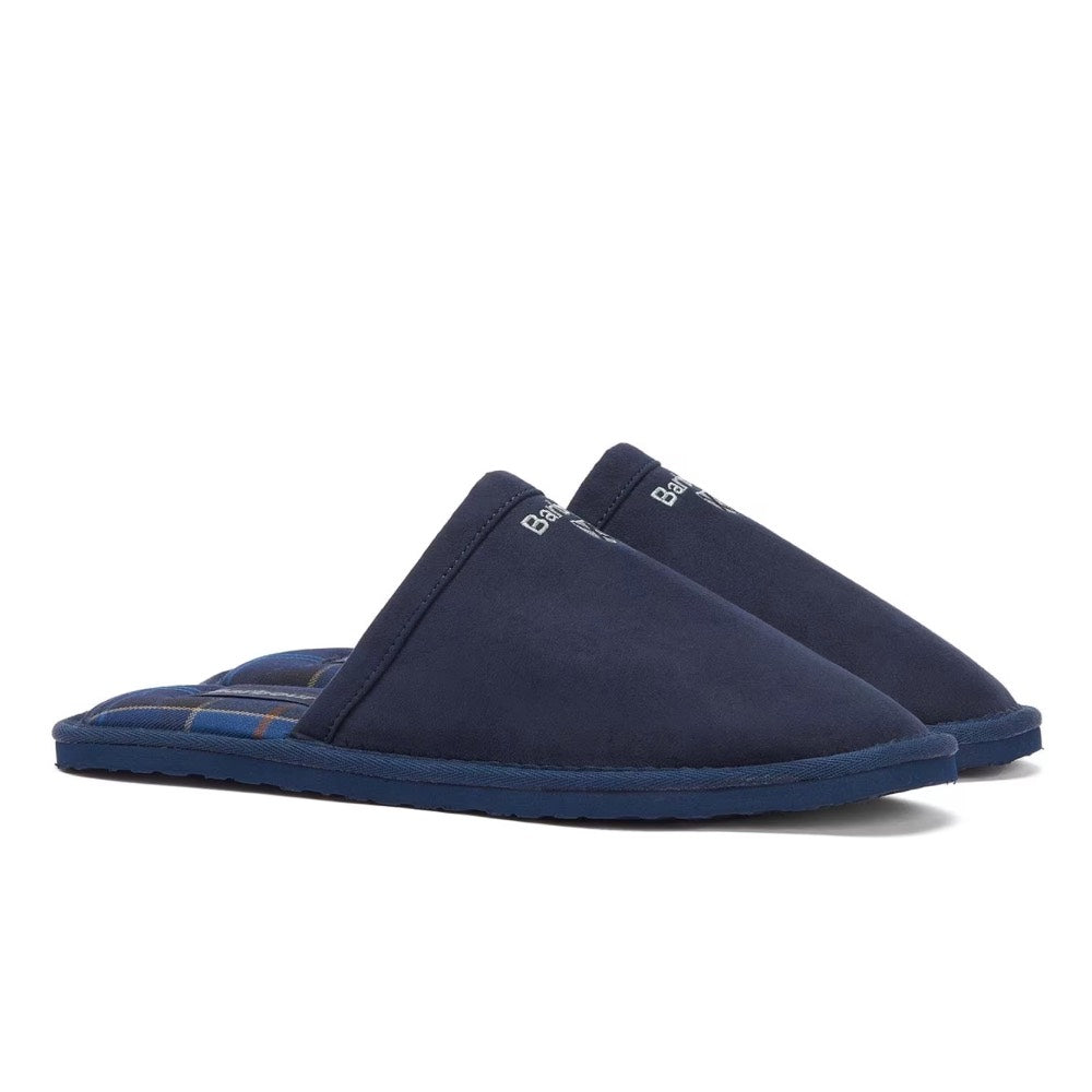 Barbour Everitt Mule Slipper Navy Size 10