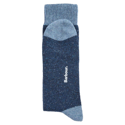 Barbour Mens Fairisle Socks 2 Pack Midnight Oak Mix